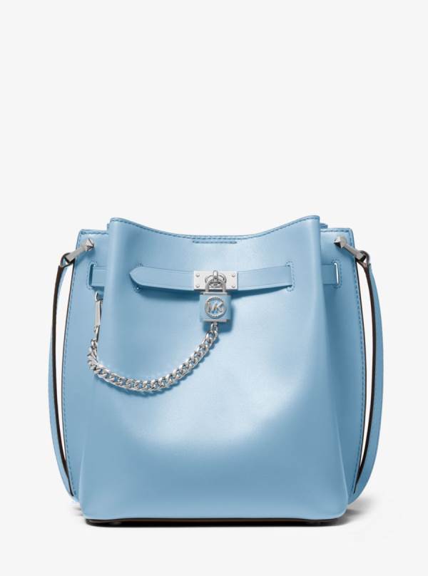 Damske Prenosná Taška Michael Kors Hamilton Legacy Medium Leather Námornícka Modrá - Kabelky Michael Kors Obchod | TYVZI-1425
